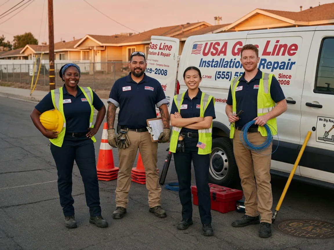 Gas Line Installation company in Ivor, VA